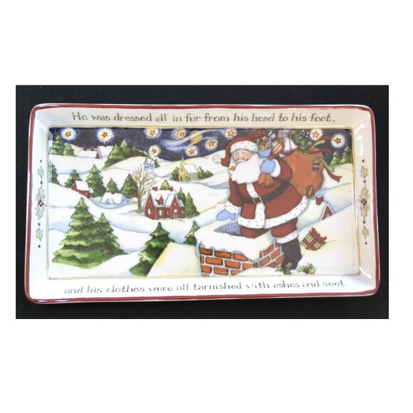 Portmirion Studio Sandwich Tray  A Christmas Story With Box Entertaining - Picture 1 of 5